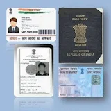 PAN AADHAAR PASSPORT VOTER ID icon