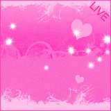 Pink Hearts Live Wallpaper icon