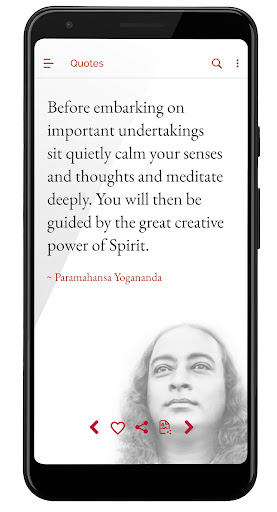Android application Autobiography of a Yogi - Par screenshort