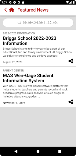 Briggs Public Schools Screenshot 2 - AppWisp.com