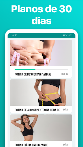 Visualização do aplicativo