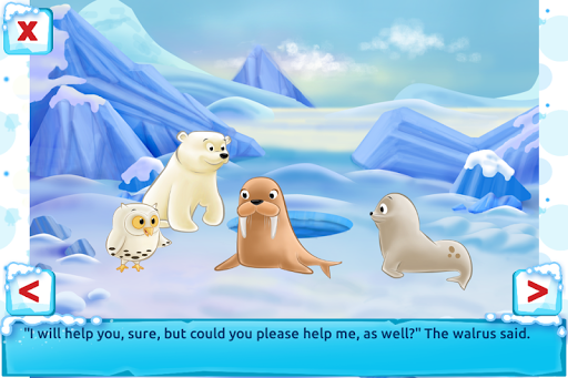 Polar Bear Cub - Fairy Tale with Games Free screenshots 6