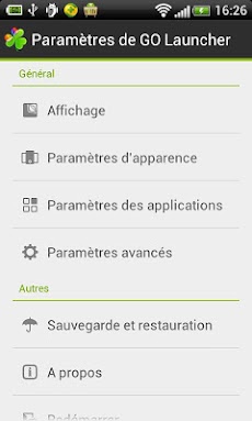 GO LauncherEX French languageのおすすめ画像2