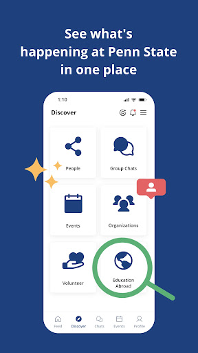 Android application Penn State Engagement App screenshort