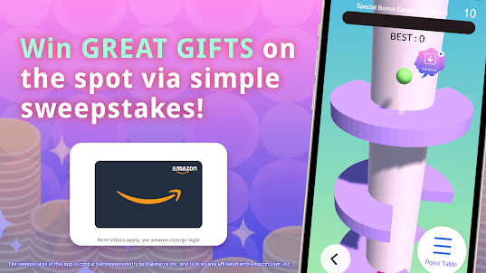 Spiral Jump: Win Gifts & Games