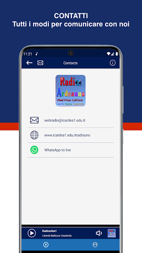 RadioArdeaUno Screen 3