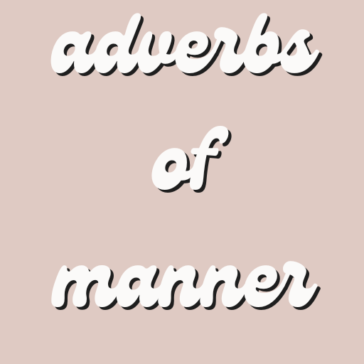 adverbs of manner logo