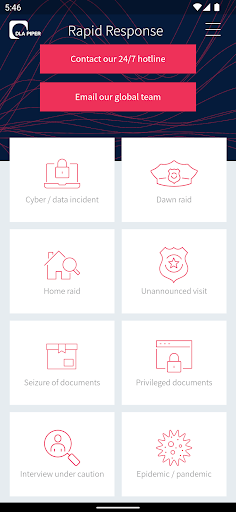 Android application Rapid Response screenshort