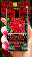 screenshot of Red Mexican Flowers Keyboard B