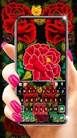 screenshot of Red Mexican Flowers Keyboard B