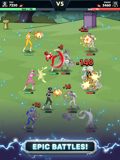 Screenshot of Power Rangers Mighty Force