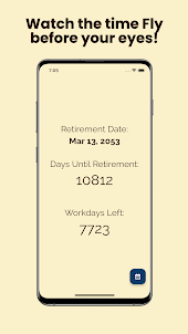 Workday Retirement Countdown