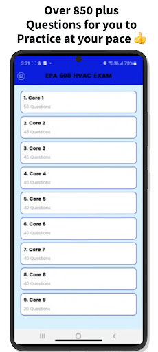 EPA 608 Practice Test Screen 3