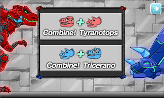 Tyranno + Tricera - Combine! Dino Robot