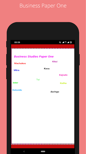Android application Business Paper 1 screenshort
