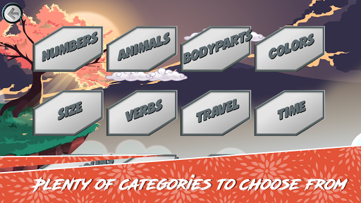 Japanese Heroes: Language Game Screen 2