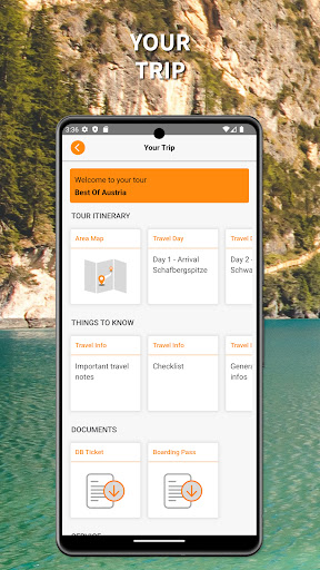 GUIBO the digital guidebook Screen 2