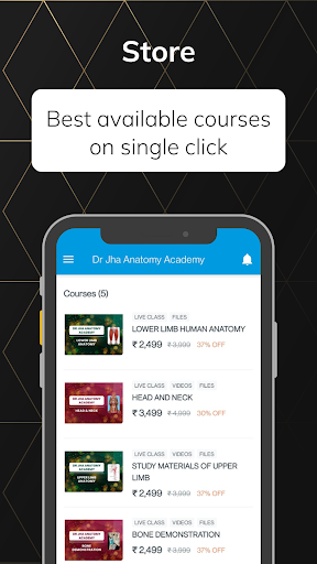 Dr Jha Anatomy Academy Screen 3