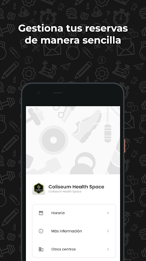 Android application Coliseum Health Space screenshort