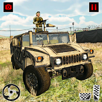 Army truck driving truck games