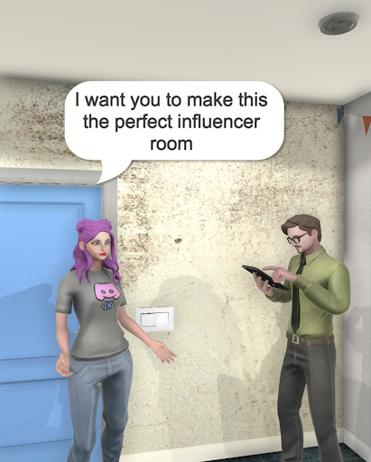 Android application My Perfect Room 3D screenshort