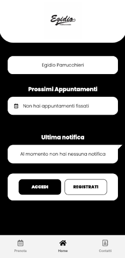 Egidio Parrucchieri Screen 2