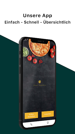 Android application Pizzeria Zinat screenshort