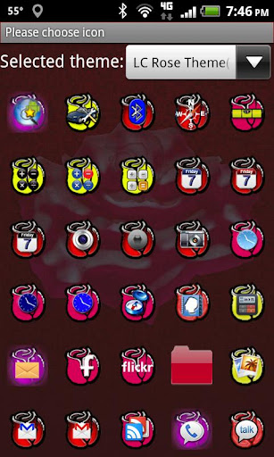 LC Rose Theme Screen 3