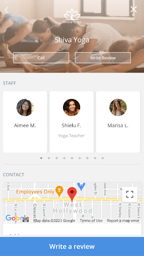 Android application Shiva Yoga screenshort