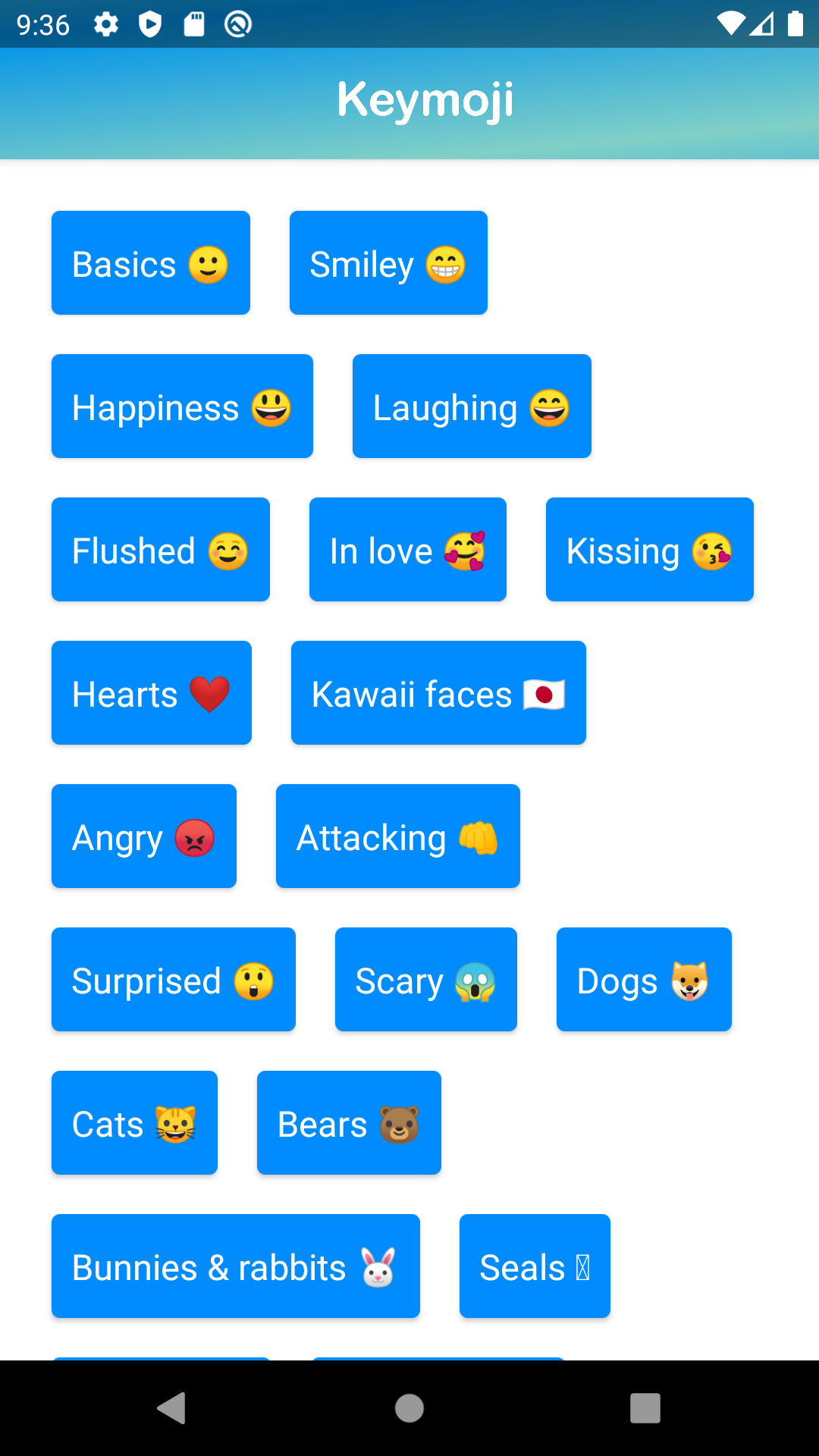 Keymoji - Keyboard emoticons