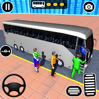 Современный автобус стоянка Приключение
