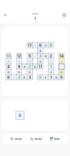 Maths Puzzle - CrossMathsのおすすめ画像1