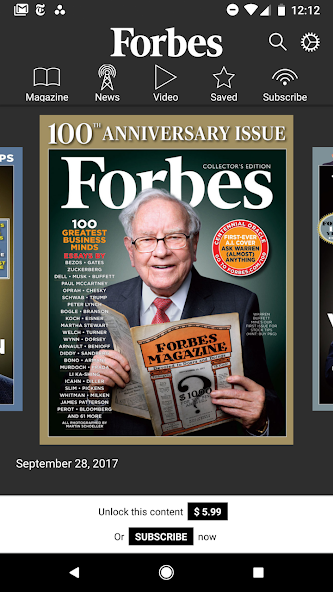 Forbes Magazine banner
