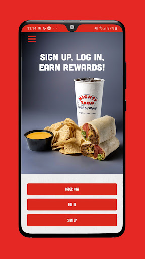 Android application Mighty Taco screenshort