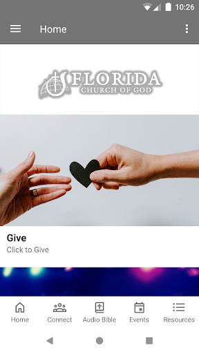 Android application Florida Church of God App screenshort