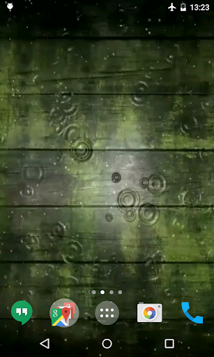 Rain Video Live Wallpaper Screen 2