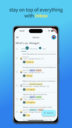 Android application CleverFlow screenshort