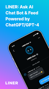 Captura de Pantalla 1 LINER: chatbot de IA y feed android