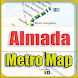 Almada Metro Map Offline