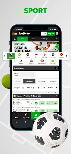 Android application Betway Sports Betting & Casino screenshort