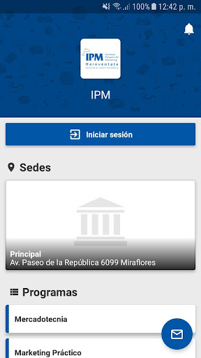 Android application IPM screenshort