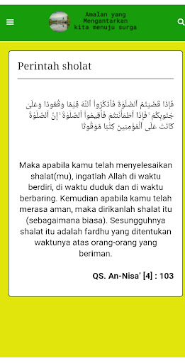 Amalan Penghantar Masuk Surga