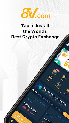 8V - Buy Bitcoin & Crypto Screenshot 1 - AppWisp.com