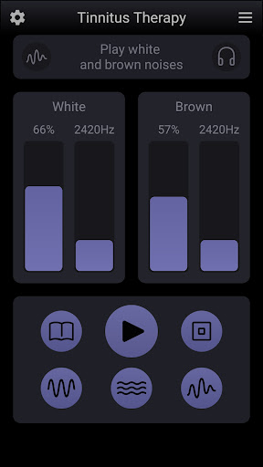 Screenshot of Tinnitus therapy
