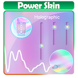Holographic Poweramp Skin icon