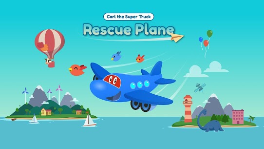 Carl Super Jet:  Airplane Rescue Flying Game MOD APK 1