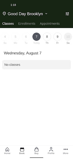 Good Day Pilates Screen 2