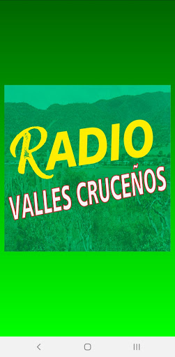 Android application Radio Valles Cruceños screenshort