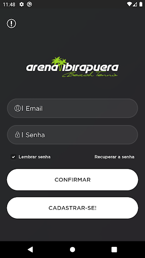 Android application Arena Ibirapuera screenshort