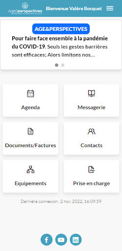 Android application Age et Perspectives screenshort